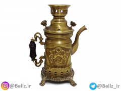 کتری ذغالی برنجی - طرح ۲