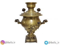 سماور ذغالی برنجی (کد ۲)