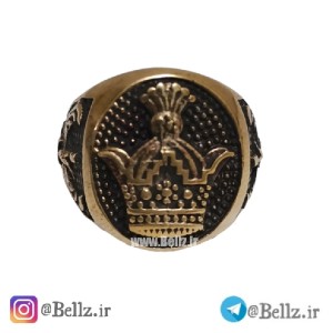 انگشتر تاج برنزی ( طلا روسی )
