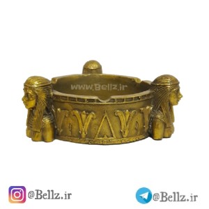 زیرسیگاری برنزی (طرح مصری)