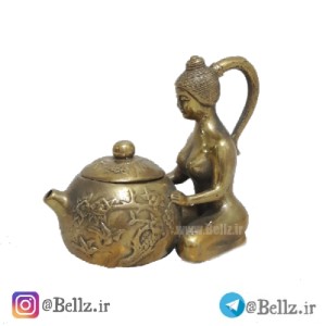 قوری زن برنزی