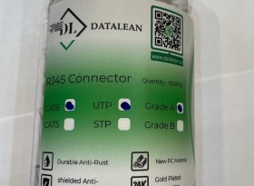 سوکت شبکه CAT6  (بسته100تایی)  DATALEAN گرید A