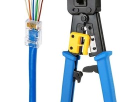 آچار شبکه میانگذر  Pass Through  ( RJ45,RJ11 ) (به همراه تیغه یدکی)