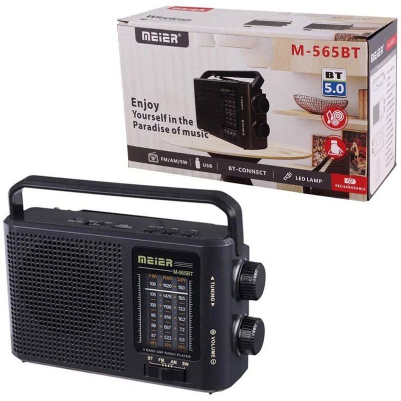رادیو اسپیکر بلوتوثی فلش خور Meier M-565BT