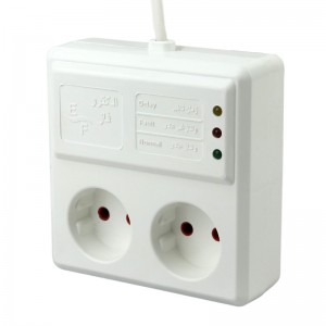 محافظ برق یخچال و فریزر 2 خانه الکتروفاز با کابل 1٫5 متری Electrofaz 2002
