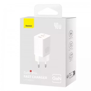 کلگی فست شارژ Baseus GaN5 Pro CCGP18010 2Port 3A PD 40W