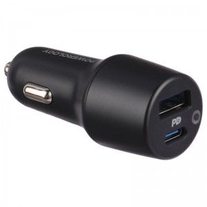 شارژر فندکی فست شارژ Powerology PCCSR005 QC3.0 PD 3A 35W