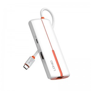 هاب Ldnio DS-26H Type-C To USB3.0/HDMI/RJ45/Type-C PD