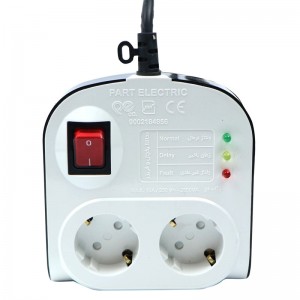 محافظ برق یخچال و فریزر 2 خانه ارت دار پارت الکتریک PE8787 با کابل 1/8 متری