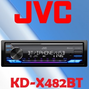 JVC KD-X482BT رادیوپخش جی وی سی