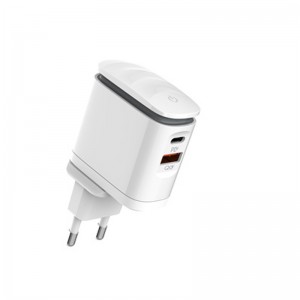 شارژر دیواری فست شارژ Ldnio A2423C 2Port 3A VOOC QC3.0 PD 25W + کابل تایپ سی
