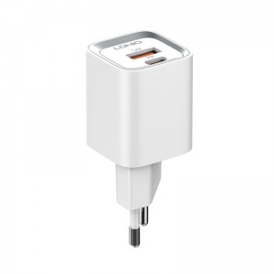 شارژر دیواری فست شارژ Ldnio A2318C 2Port 3A QC3.0 PD 20W + کابل تایپ سی