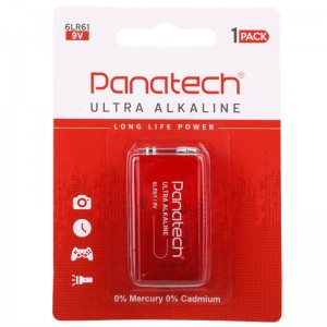 باتری کتابی 9 ولت پاناتک Ultra Alkaline 6LR6I
