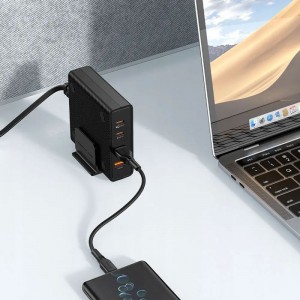 شارژر دیواری فست شارژ Mcdodo CH-1802 4Port GaN 5A QC4.0 PD3.0 100W + کابل تبدیل تایپ سی