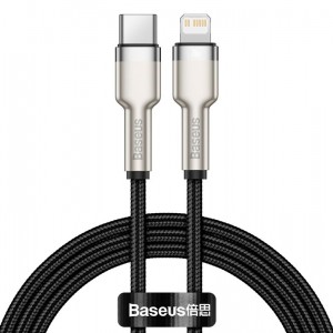 کابل تبدیل فست شارژ Baseus CATLJK-A Type-C To Lightning PD 20W 1m