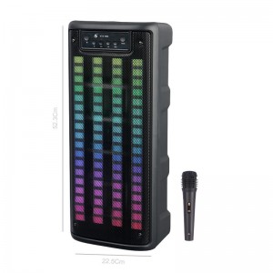 اسپیکر چمدانی رم و فلش خور KTS-1806 + میکروفون