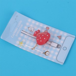 محافظ کابل شارژر طرح لباس قرمز