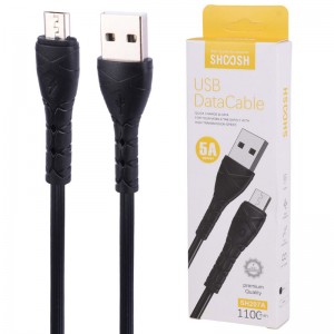 کابل میکرو یو اس بی فست شارژ 5 آمپر شوش SH207A طول 1.1 متر