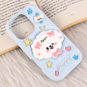 قاب سیلیکونی Vip Max آیفون iPhone 16 Pro پاپ سوکت دار طرح Puppy