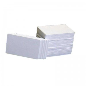 کارت PVC سفید 85*54 بسته 100 عددی