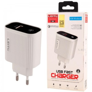 شارژر دیواری 18 وات لیتو LH-6 QC3.0 PD 3.5A + کابل میکرو یو اس بی