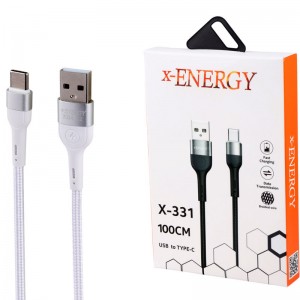 کابل تایپ سی فست شارژ 2.4 آمپر ایکس انرژی X-X-331 طول 1 متر