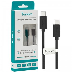 کابل دو سر تایپ سی فست شارژ 3 آمپر تاندرا T10C-C150 طول 1.5 متر