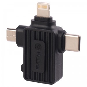 تبدیل USB OTG به میکرو یو اس بی / تایپ سی / لایتنینگ پرووان PCO10