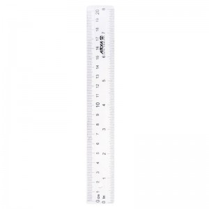 خط کش پلاستیکی آریا Arya 8030 20cm بسته 48 عددی