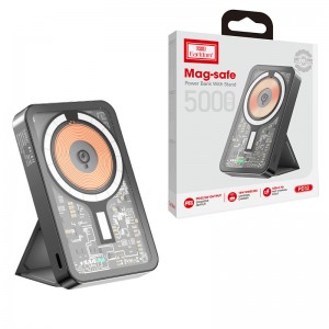 پاور بانک بی سیم فست شارژ ارلدام ET-PD32 QC PD 22.5W ظرفیت 5000 میلی آمپر ساعت