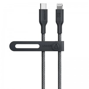کابل تبدیل فست شارژ Anker A80b5 Type-C To Lightning PD 60W 0.9m