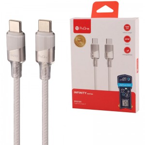کابل دو سر تایپ سی فست شارژ 60 وات پرووان Infinity PCC131 طول 1 متر