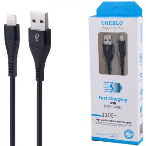 کابل آیفونی فست شارژ Cherlo 2.4A PD 1.1m