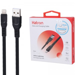 کابل لایتنینگ فست شارژ 2.4 آمپر هترون HC154I طول 1 متر