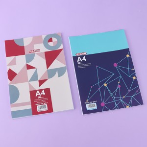 کاغذ A4 خط دار آفاق کد 82 بسته 50 عددی