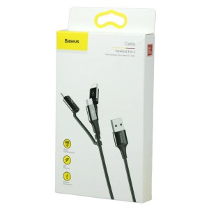 کابل ۳ سر Baseus CA3IN1-ZY 2A 1.2m