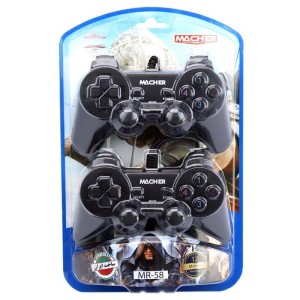 دسته بازی دوبل شوکدار Macher MR-58 PC