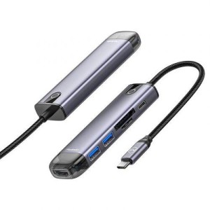 هاب و رم ریدر Mcdodo HU-7740 USB 3.0/HDMI/Type-C PD To Type-C