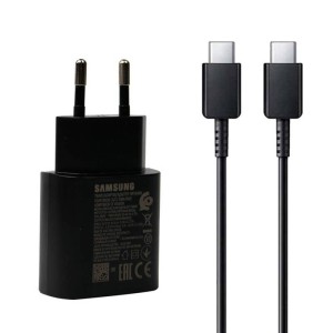 شارژر دیواری فست شارژ اصلی Samsung Note 10 EP-TA800 3A PD 25W + کابل تبدیل تایپ سی
