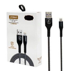 کابل آیفونی فست شارژ Epimax EC-09 5A 1.2m