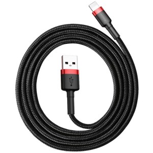 کابل آیفونی Baseus Cafule CALKLF-B 2.4A 1m