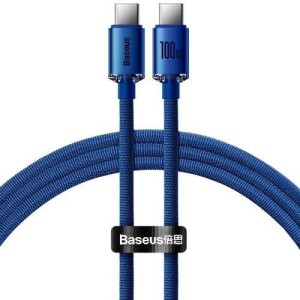کابل تبدیل فست شارژ Baseus CAJY00070 Type-C to Type-C 5A PD 100W 2m