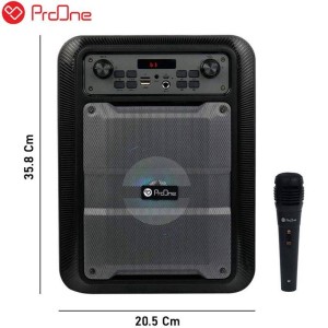 اسپیکر چمدانی بلوتوثی رم و فلش خور ProOne IR-01 Series PSB4910 + میکروفون