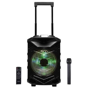 اسپیکر چمدانی بلوتوثی رم و فلش خور تسکو TSCO TS-1900 + میکروفون و ریموت کنترل