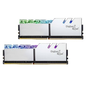 رم کامپیوتر G.Skill Trident Z Royal Silver DDR4 16GB 4400MHz CL16 Dual