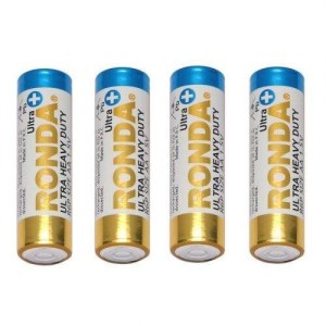 باتری چهارتایی قلمی Ronda Ultra Heavy Duty Ultra Plus R6P 1.5V AA بسته ۴۰ عددی