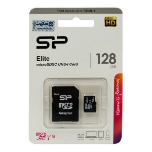 رم میکرو ۱۲۸ گیگ سیلیکون پاور Silicon Power Elite C10 V10 U1 100MB/s + خشاب