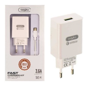شارژر فست شارژ Tranyoo SE4 3.6A + کابل میکرو یو اس بی