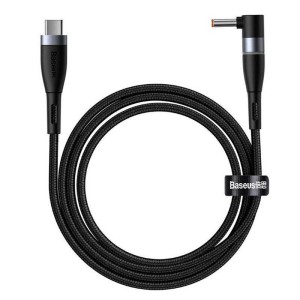 کابل تبدیل سوزنی فست شارژ Baseus CATXC-T01 Type-C To DC PD 100W 2M