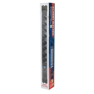 محافظ برق ۸ خانه ارت دار پارت الکتریک با کابل ۱/۸ متری PE6642 Rack Mount